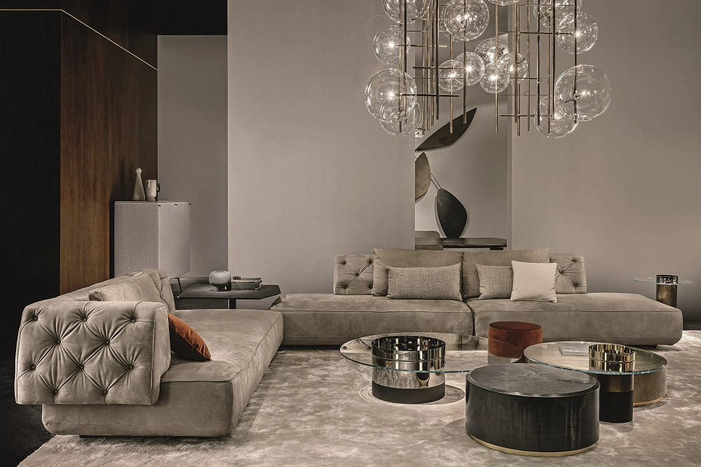 Журнальный столик Gallotti&Radice Haumea в интерьере