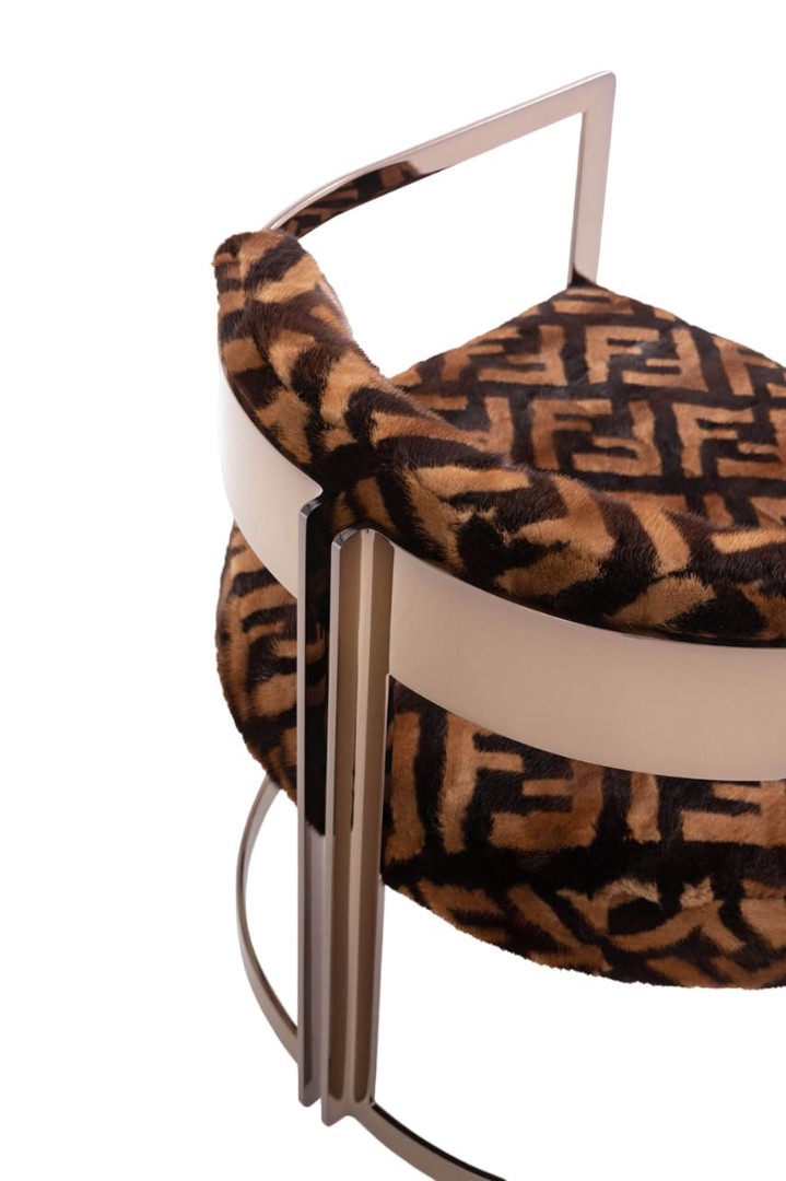 Кресло Fendi Brigitte Fur в интерьере