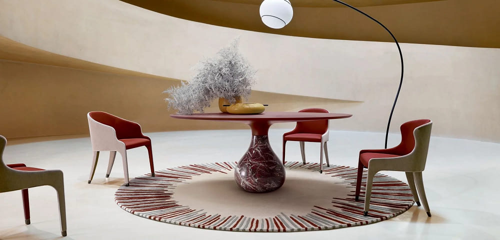 Обеденный стол Roche Bobois Aqua в интерьере