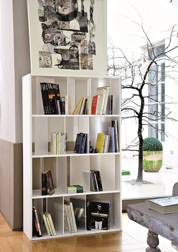 Стеллаж Kartell Sundial Nendo в интерьере