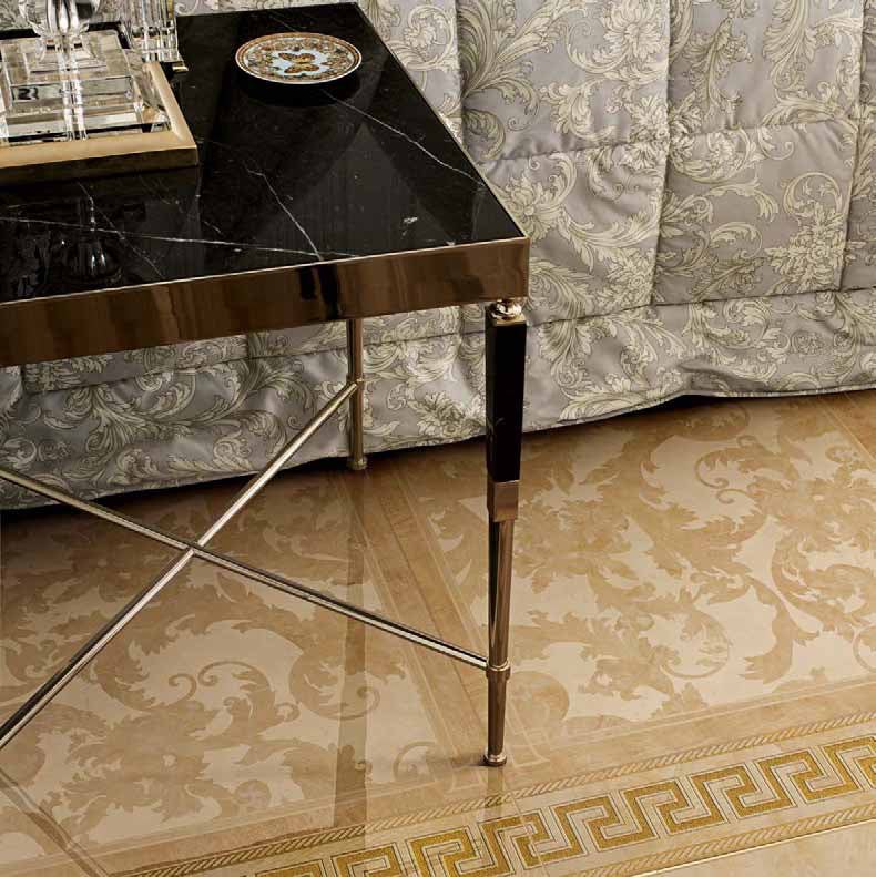 Угловой столик Versace Argo в интерьере