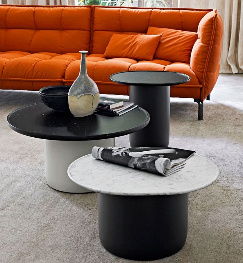 Журнальный столик B&B Italia Button Tables в интерьере