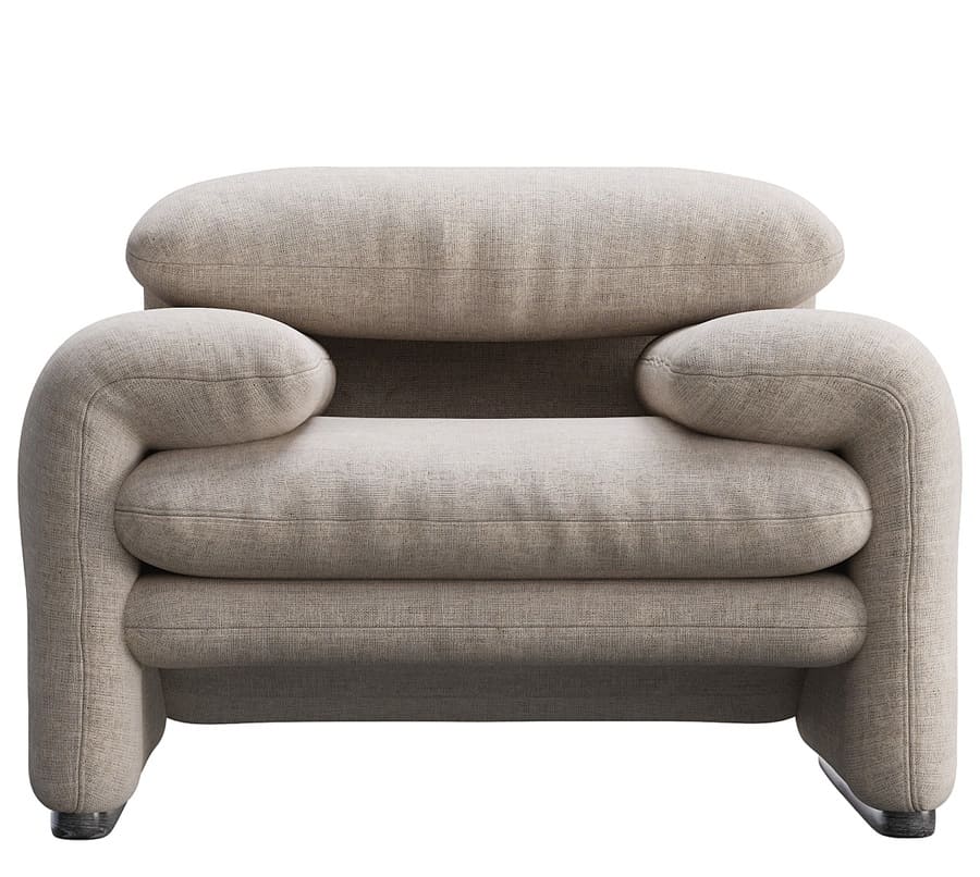 Кресло Cassina Maralunga в интерьере
