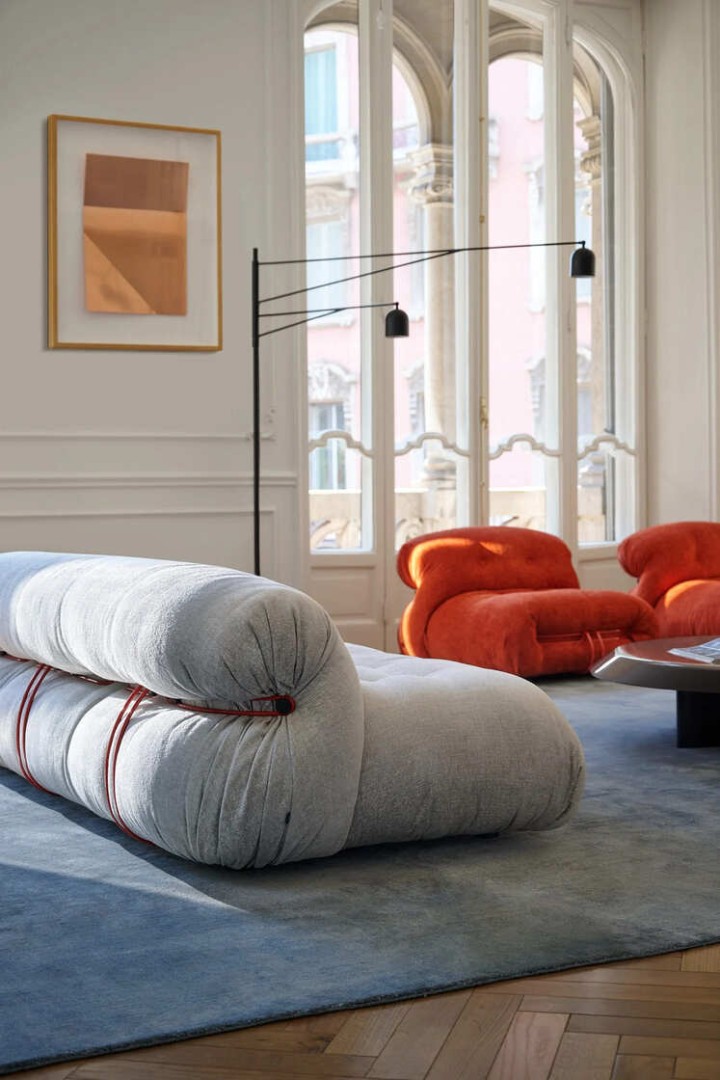 Диван Cassina Soriana в интерьере