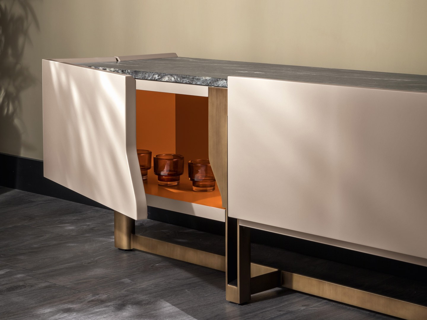 ТВ тумба Cantori Mirage в интерьере