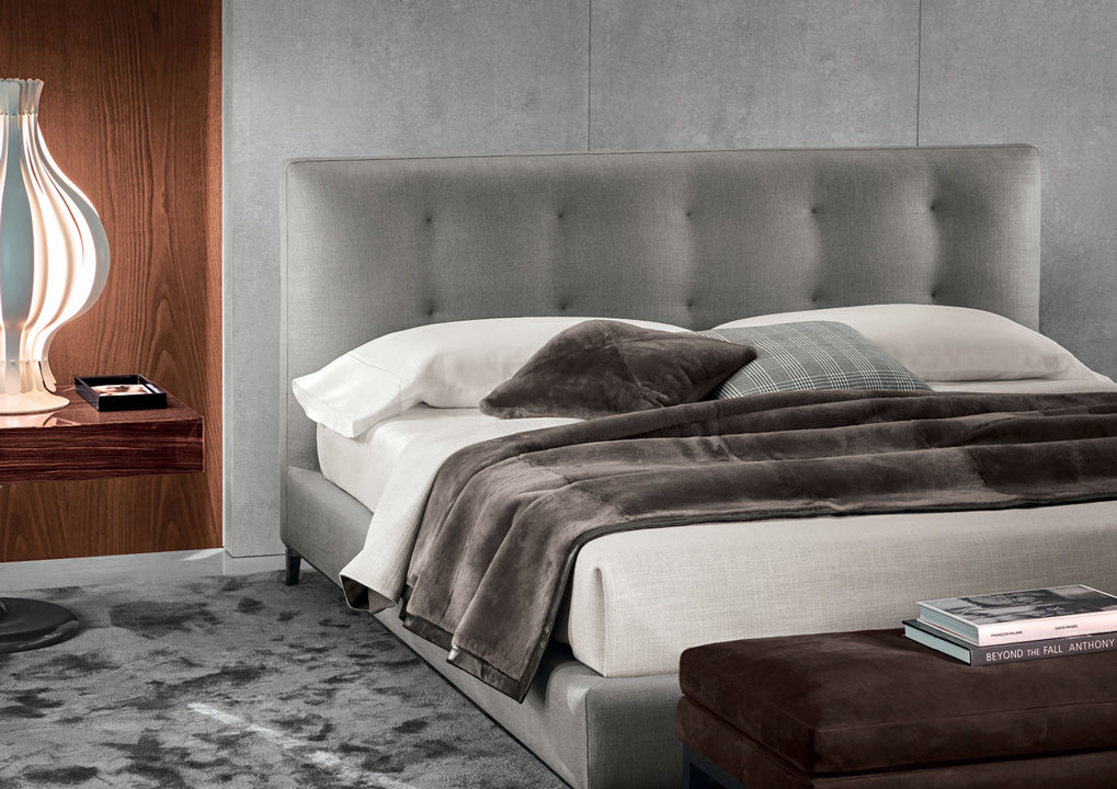 Кровать Minotti Andersen Quilt в интерьере