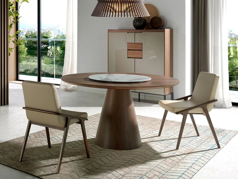 Обеденный стол Angel Cerda Lazy Susan в интерьере