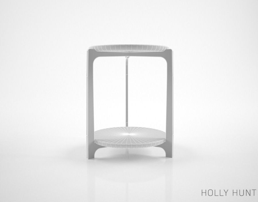 Угловой столик Holly Hunt Sofie в интерьере