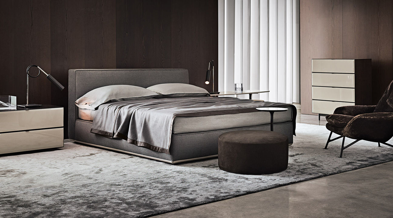 Кровать Minotti Powell в интерьере
