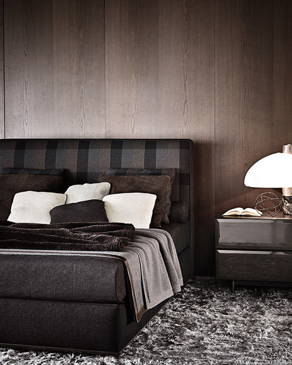 Кровать Minotti Powell в интерьере