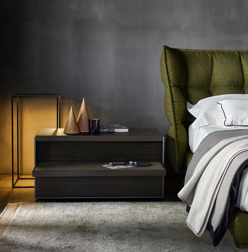 Прикроватная тумба B&B Italia Surface в интерьере