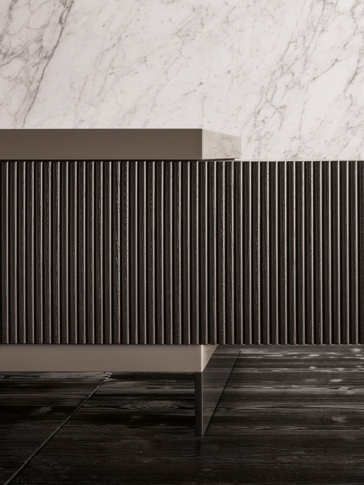 ТВ тумба Minotti Aylon в интерьере