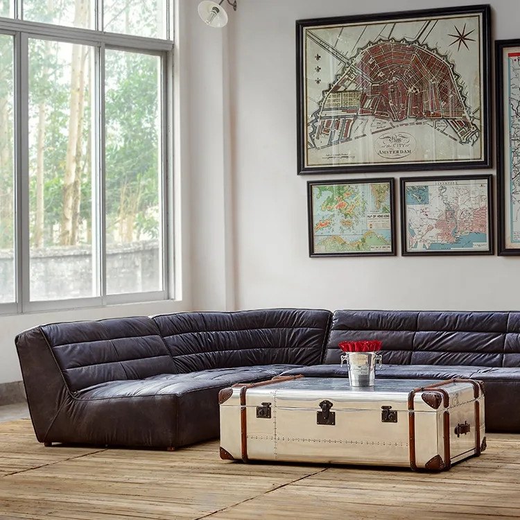 Журнальный столик Timothy Oulton Globetrekker в интерьере