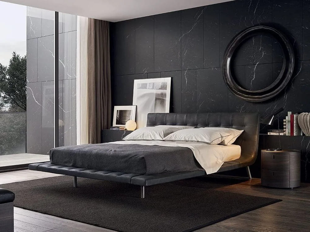 Кровать Poliform Onda в интерьере