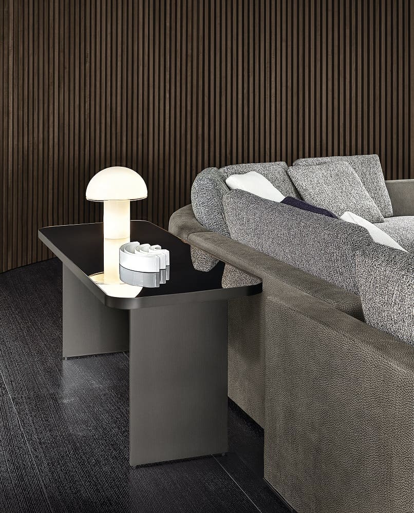 Угловой столик Minotti Clive в интерьере