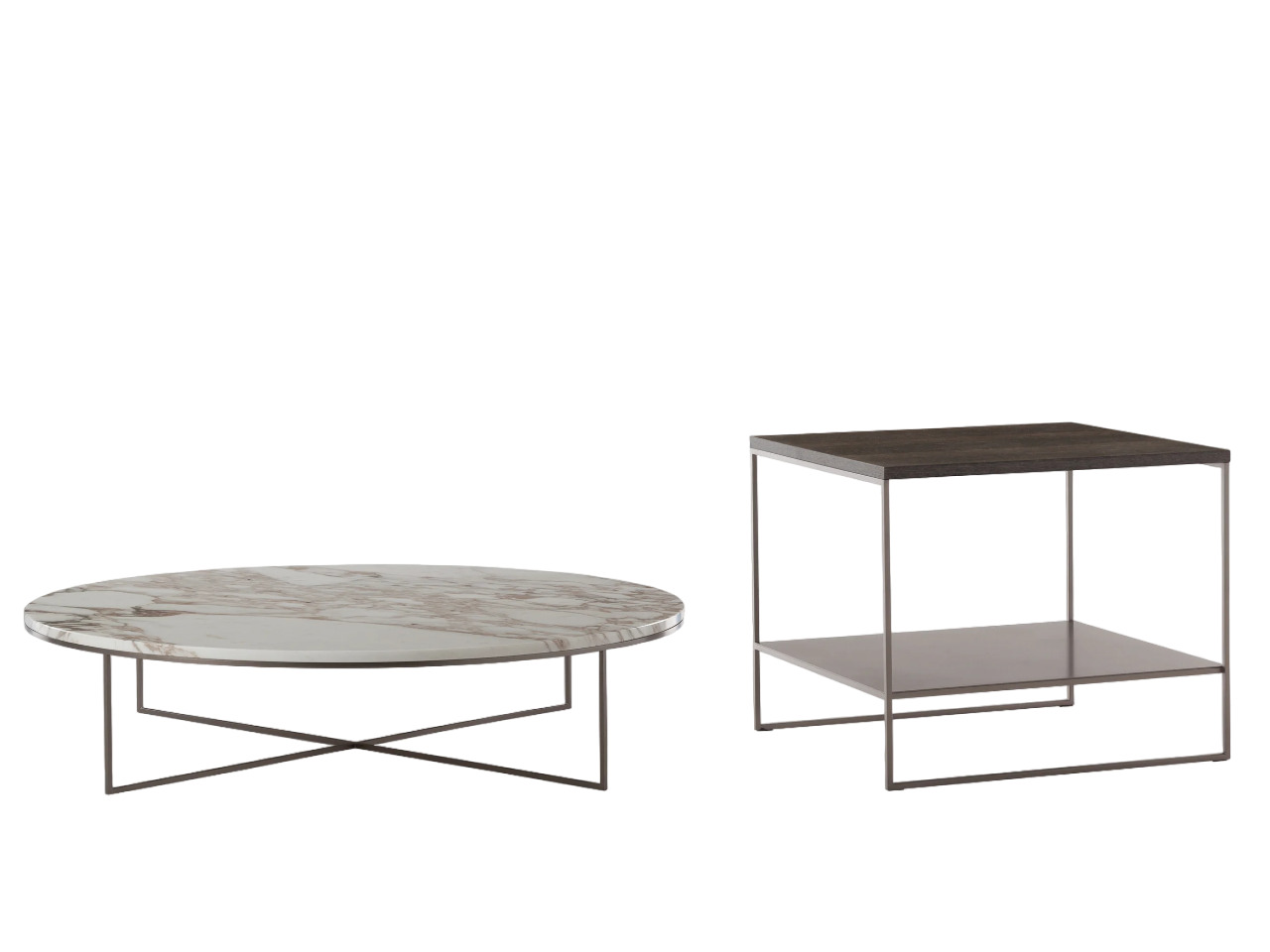 Журнальный столик Minotti Calder Bronze в интерьере