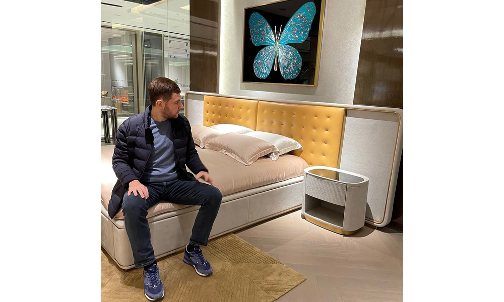 Кровать Visionnaire, кожа napa