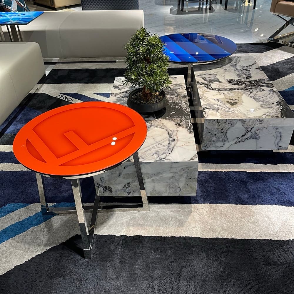 Угловой столик Fendi в интерьере