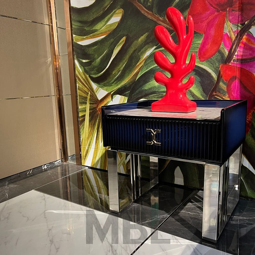 Прикроватная тумба Fendi, натуральный мрамор