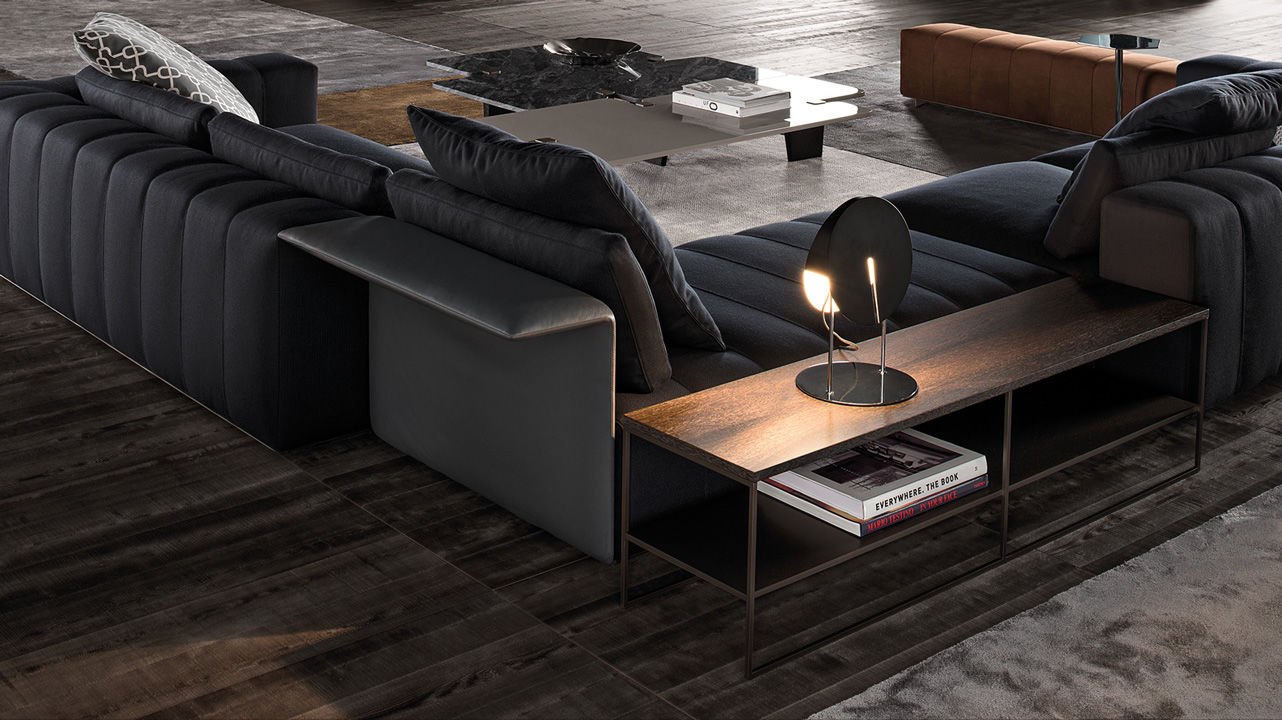 Диван Minotti Freeman 4400х3300 в интерьере