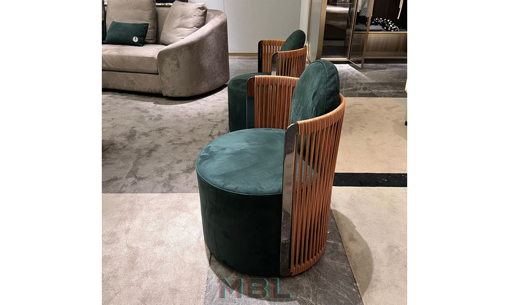 Кресло Fendi 720х640х690, зеленый