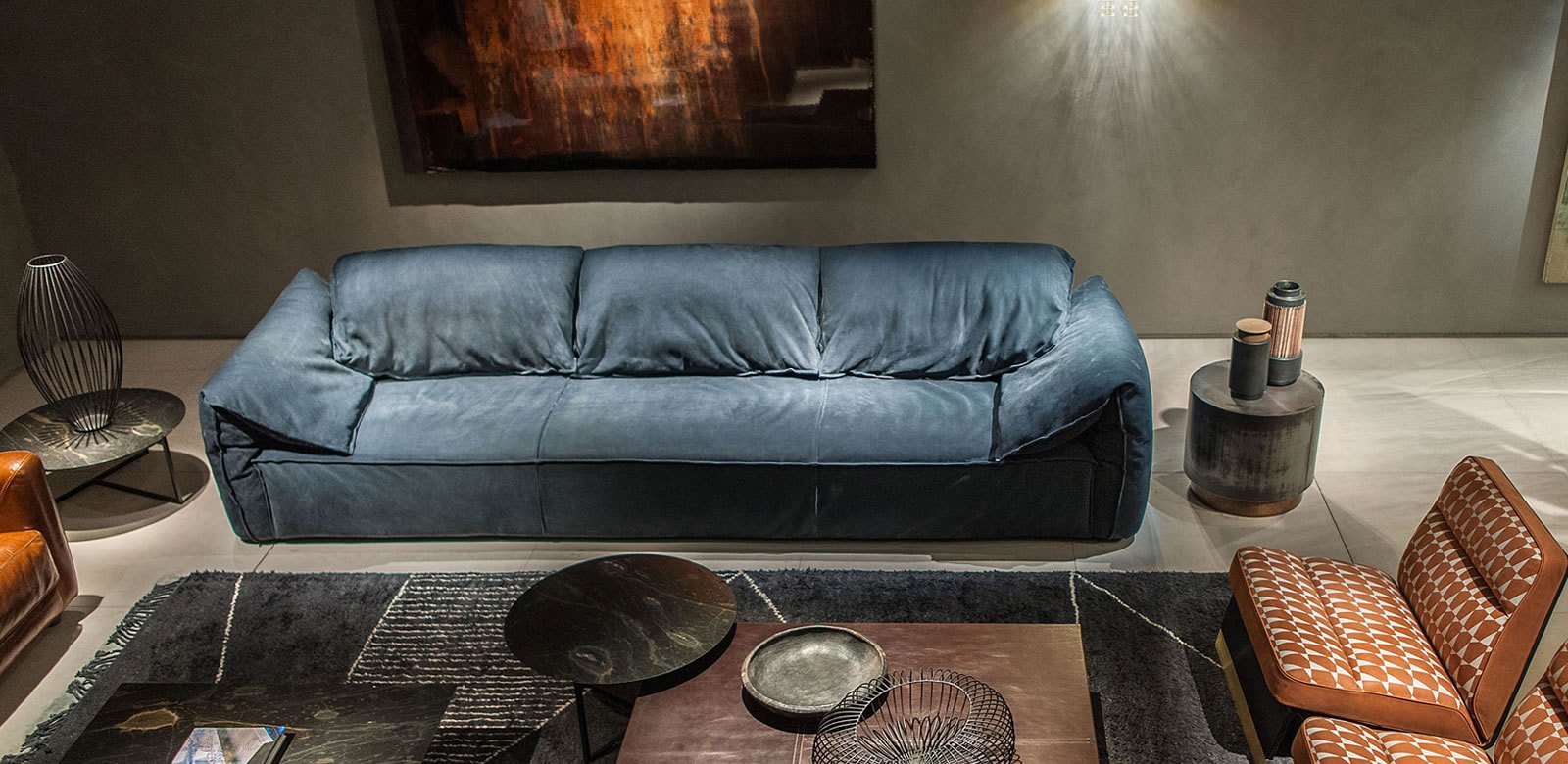 Диван Baxter Casablanca 3380х1100х745 в интерьере