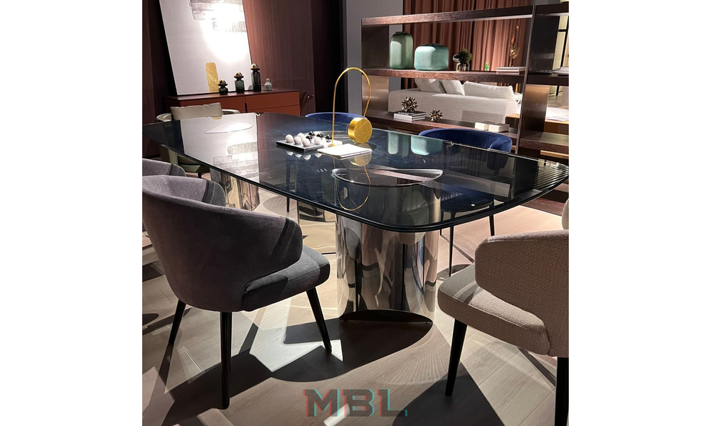 Обеденный стол Minotti 2400, черный