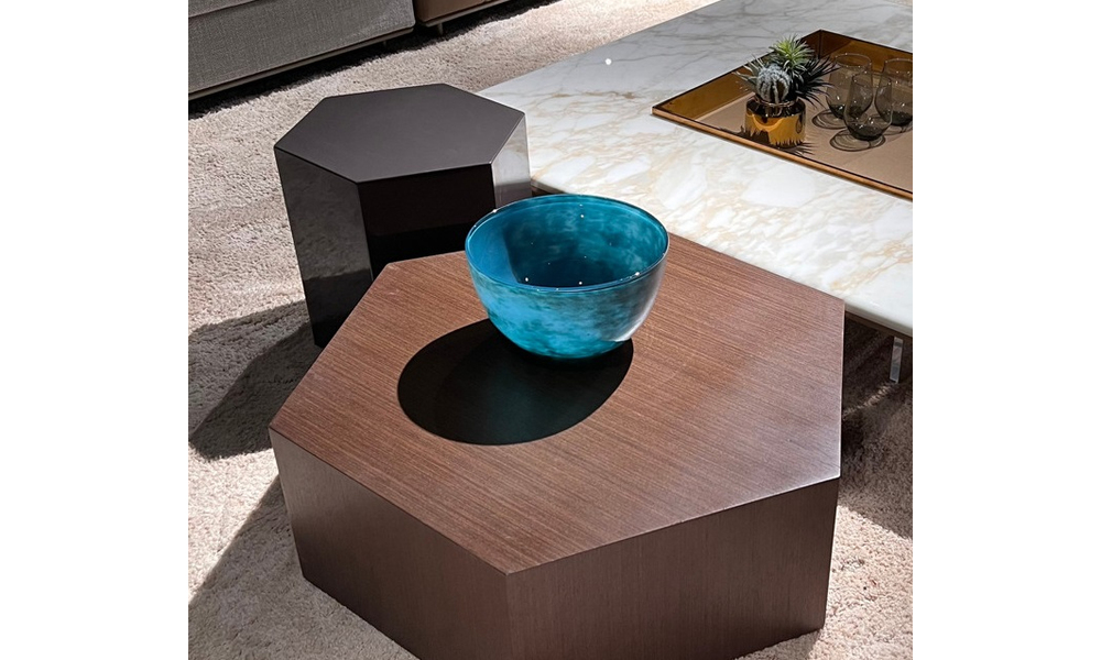 Угловой столик Minotti, черный