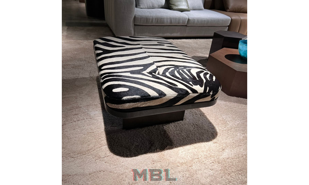 Пуф Minotti, шкура коровы