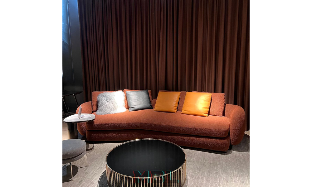 Диван Minotti, оранжевый