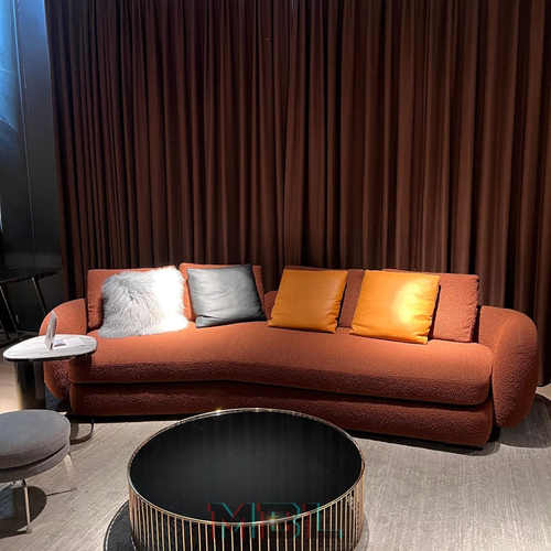 Диван Minotti, оранжевый