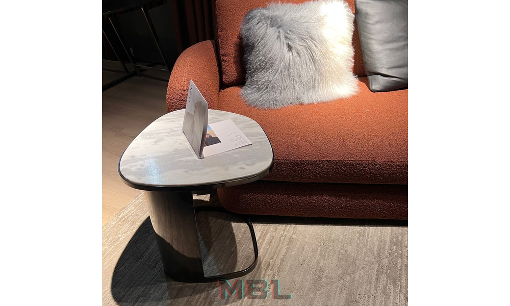 Угловой столик Minotti, белый