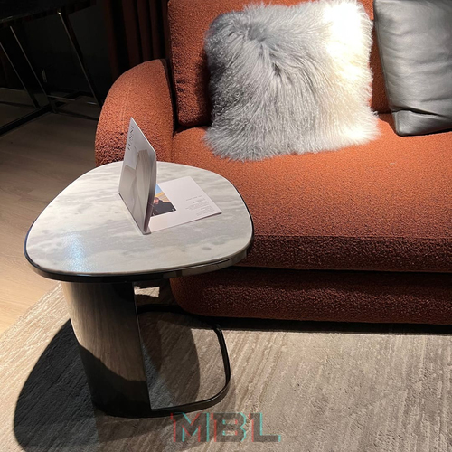 Угловой столик Minotti, белый