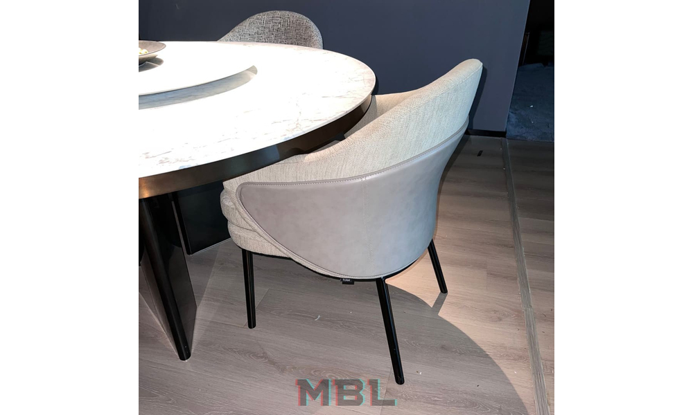 Стул Minotti, ткань, серый