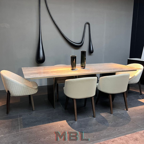 Стул Minotti, ткань, белый