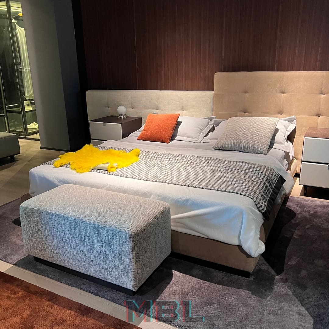 Кровать Minotti 2200х3900х1050 в интерьере