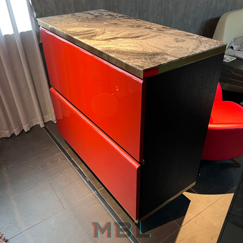 Комод Minotti, красный