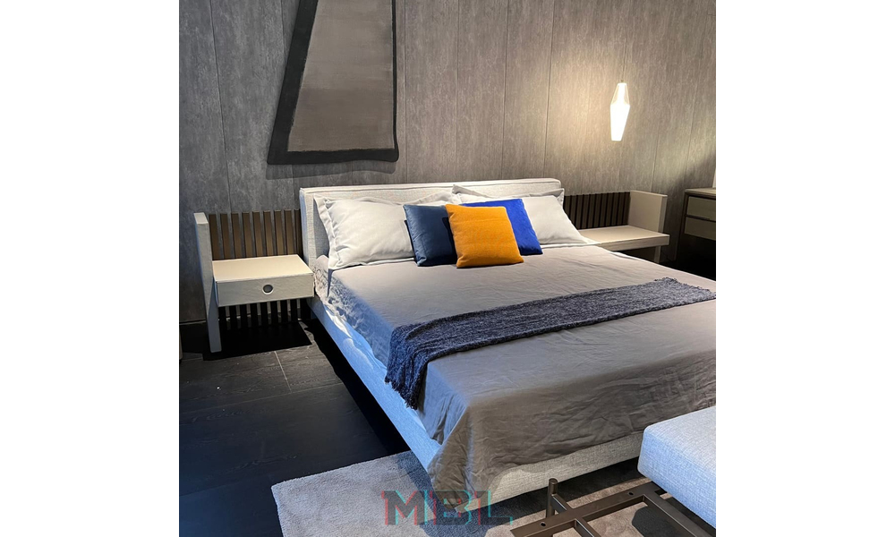 Кровать Minotti, серый