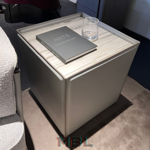 Прикроватная тумба Minotti, кожа