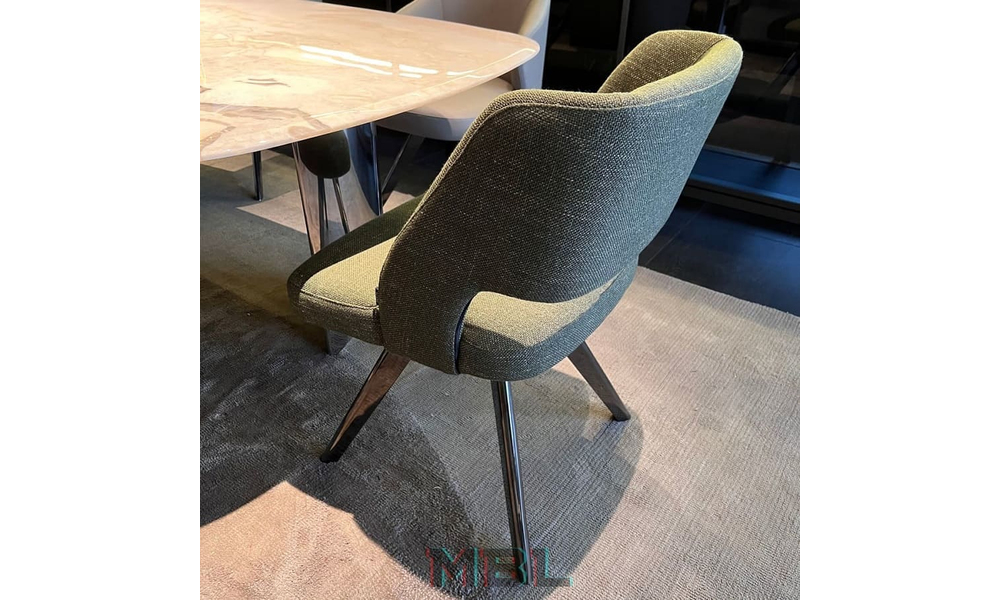 Стул Minotti, ткань, зеленый