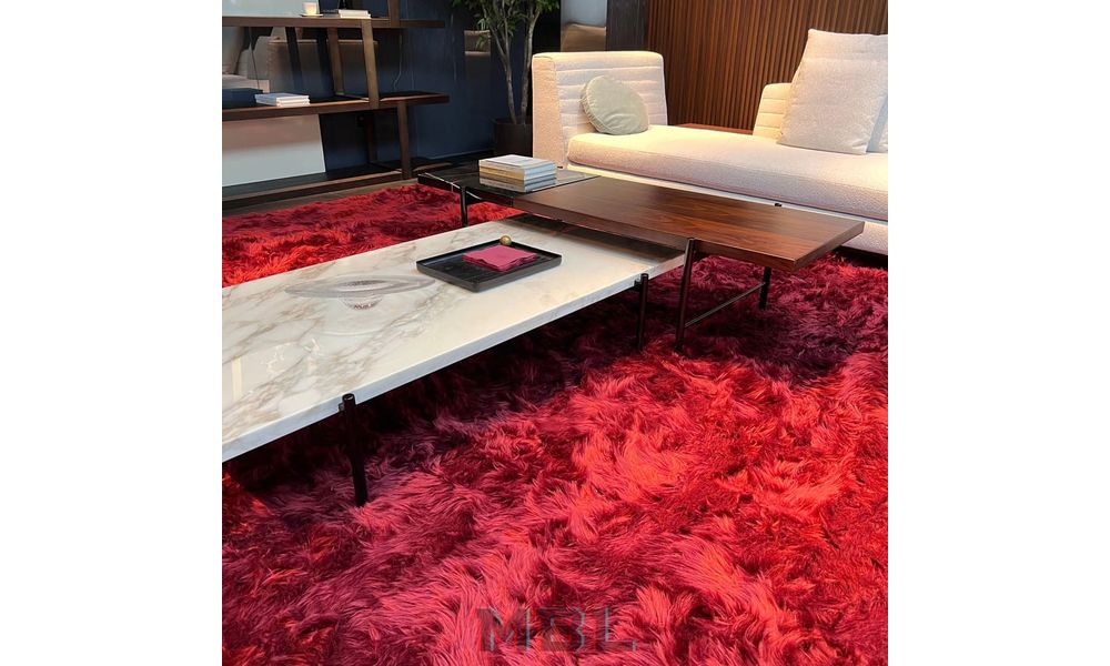 Журнальный столик Minotti, натуральное дерево