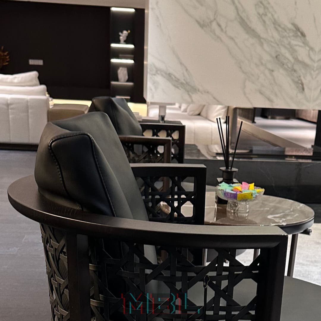 Кресло Minotti 750х770х750 в интерьере