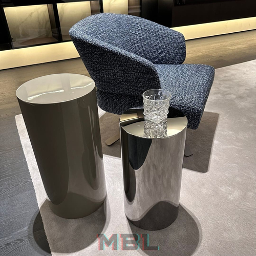 Угловой столик Minotti, серый