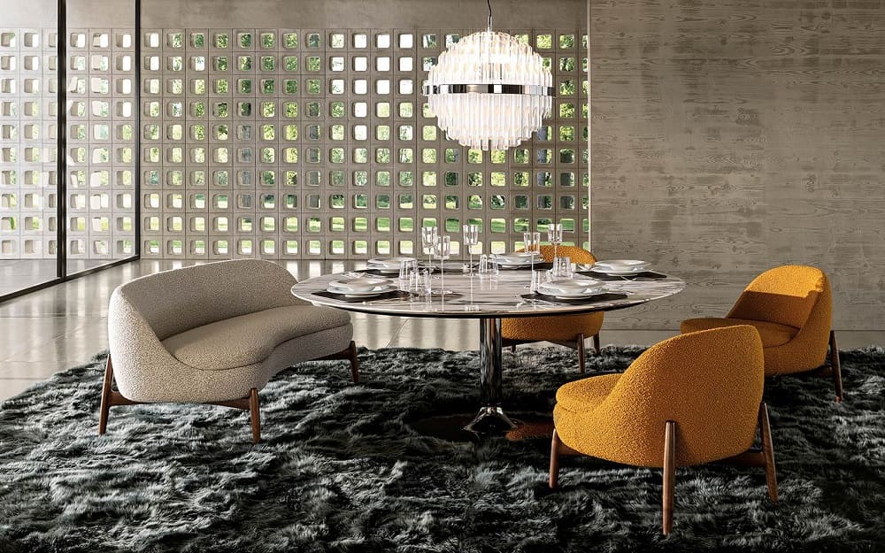 Диван Minotti Sendai в интерьере
