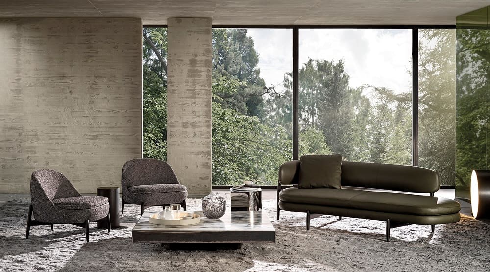 Диван Minotti Lars в интерьере