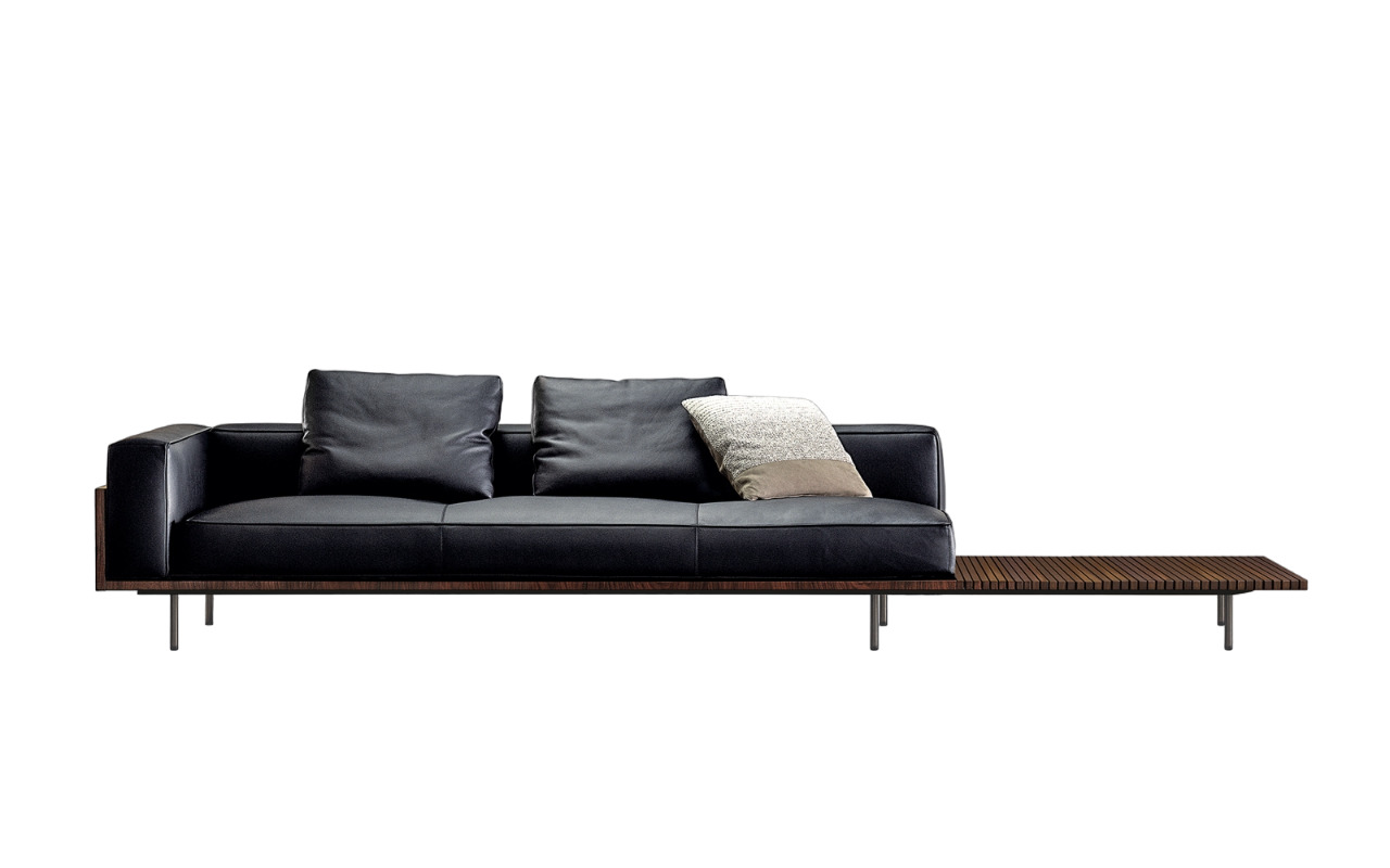 Диван Minotti Brasilia, зеленый в интерьере