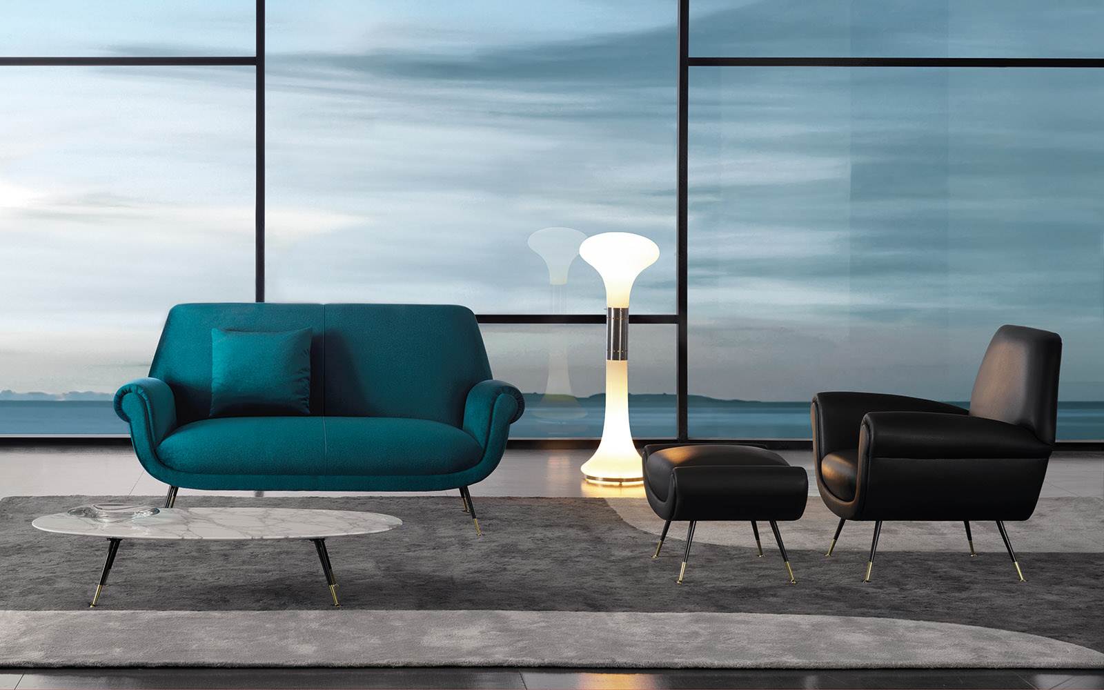 Диван Minotti Albert & Ile в интерьере