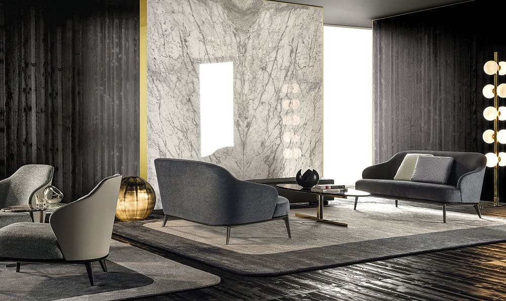 Диван Minotti Leslie в интерьере