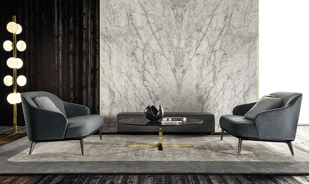 Диван Minotti Leslie в интерьере