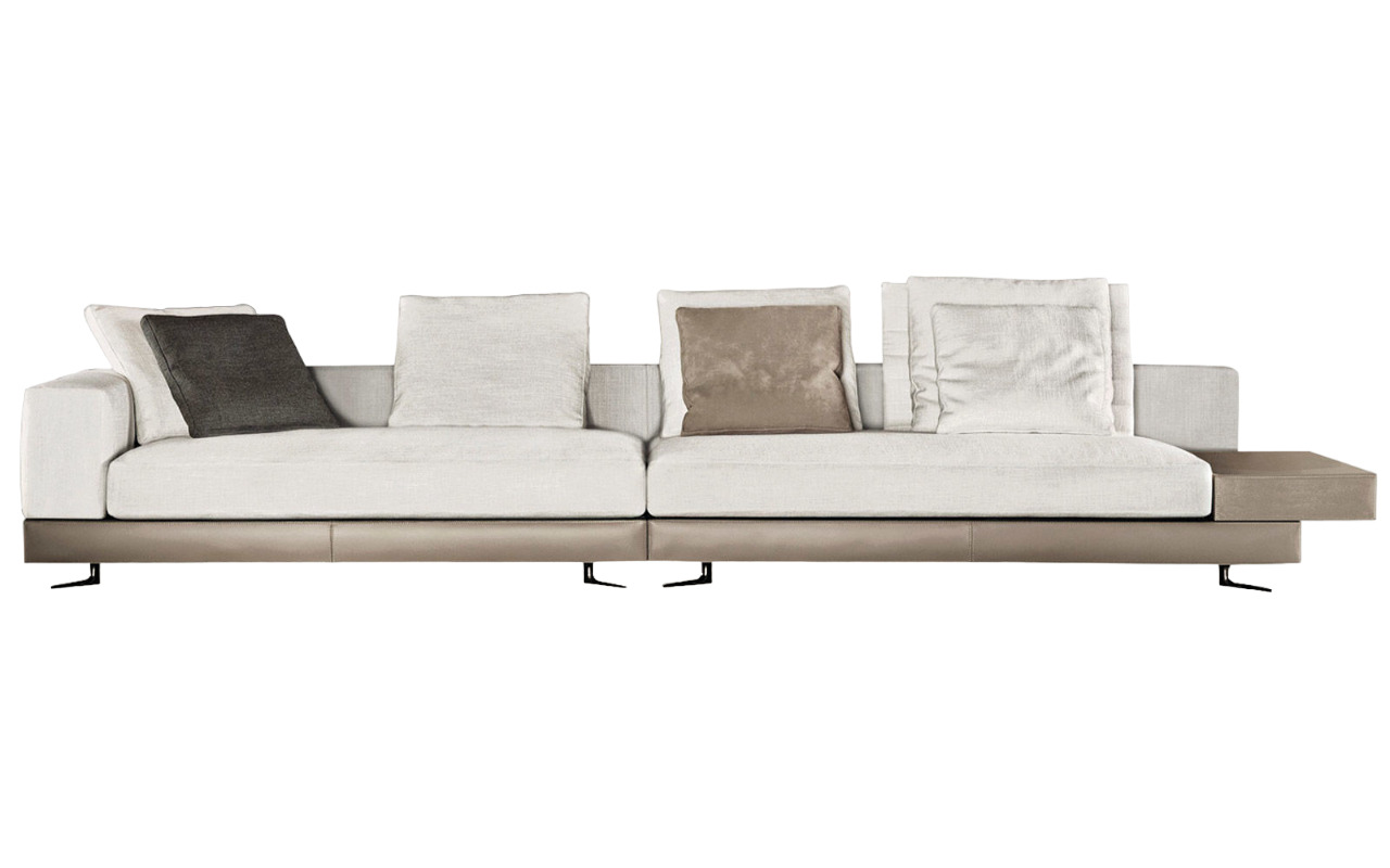 Диван Minotti White Saddle-Hide в интерьере